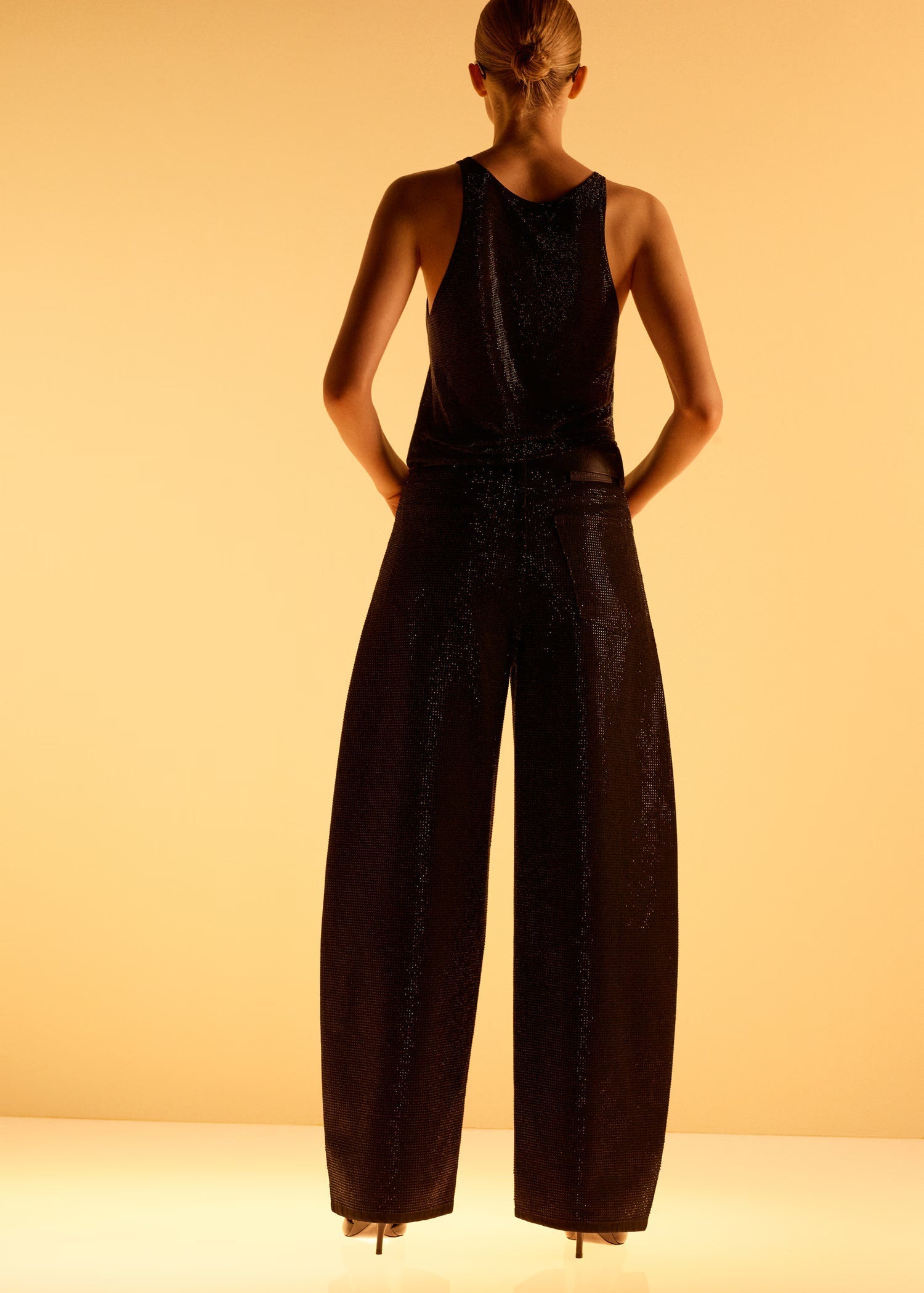 Balloon Rhinestones Jeans